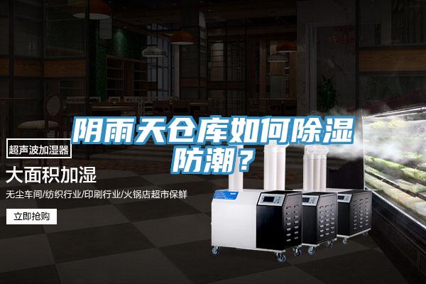陰雨天倉庫如何除濕防潮？