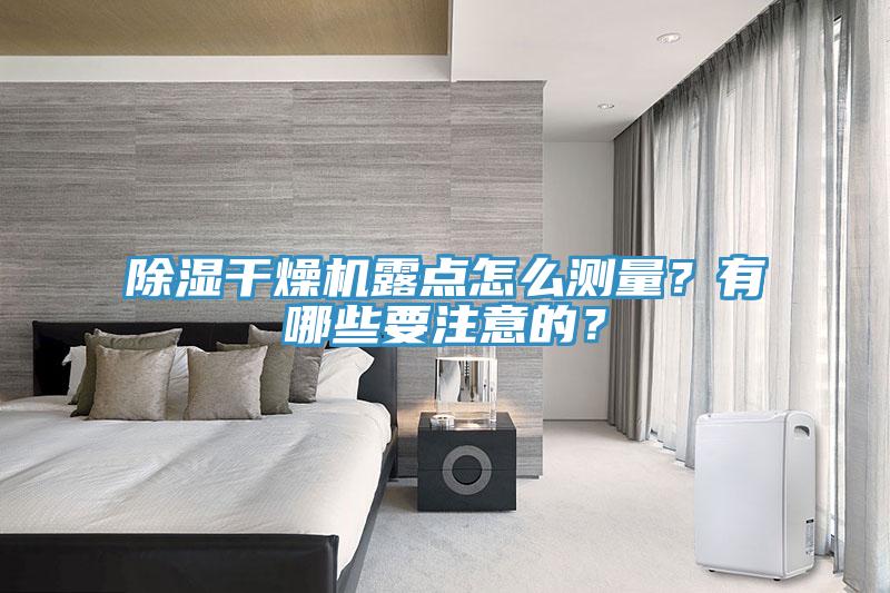 除濕幹燥機露點怎麽測量？有哪些要注意的？
