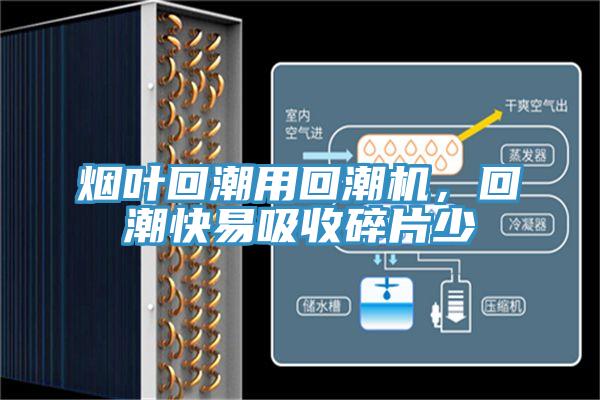 煙葉回潮用回潮機，回潮快易吸收碎片少