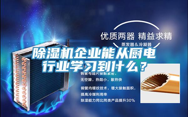 小黄片软件免费下载企業能從廚電行業學習到什麽？