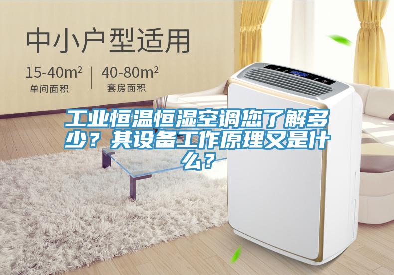 工業恒溫恒濕空調您了解多少？其設備工作原理又是什麽？