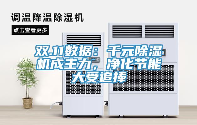 雙.11數據：千元小黄片软件免费下载成主力，淨化節能大受追捧