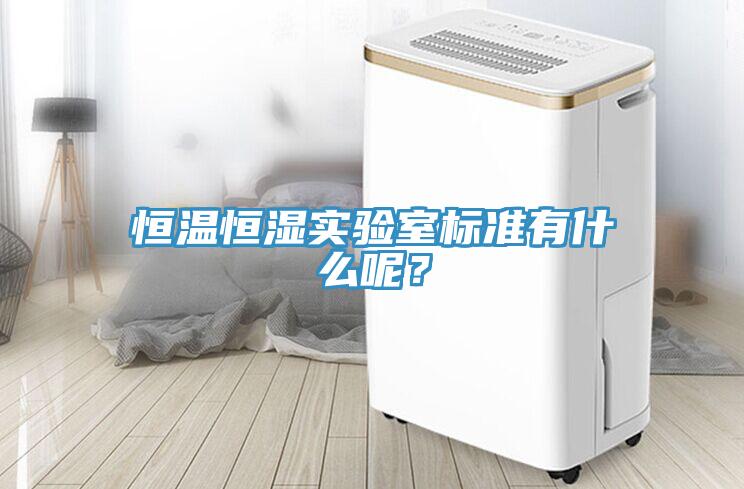 恒溫恒濕實驗室標準有什麽呢？