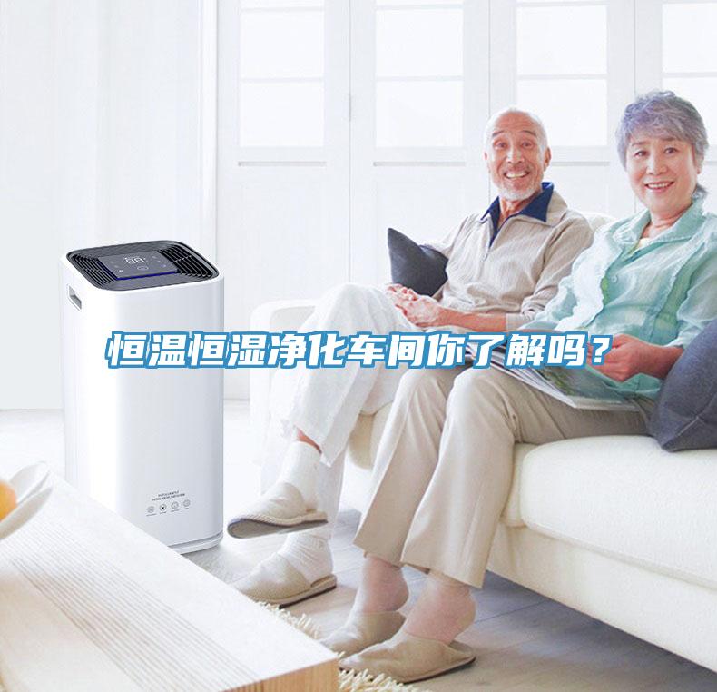 恒溫恒濕淨化車間你了解嗎？