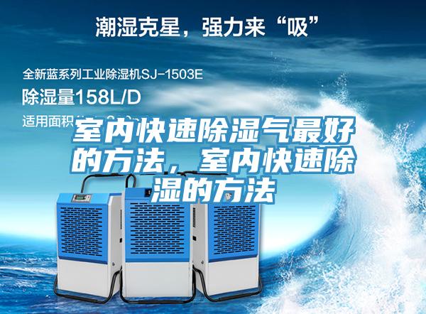 室內快速除濕氣最好的方法，室內快速除濕的方法