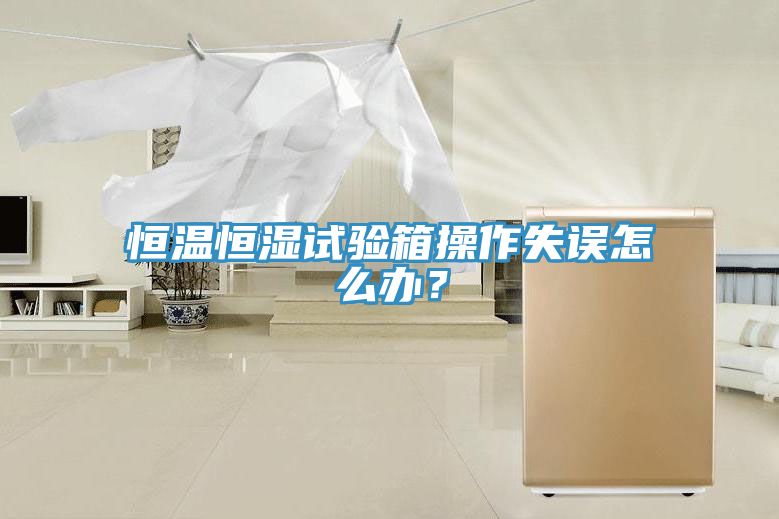 恒溫恒濕試驗箱操作失誤怎麽辦？